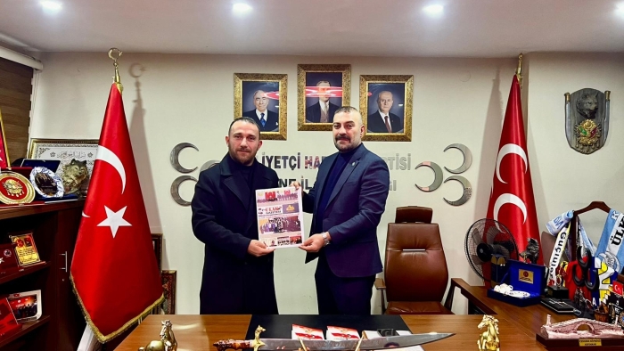 EDİRNE ULAK GAZETESİ'NDEN MHP İL BAŞKANI TOKLUOĞLU'NA ZİYARET
